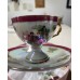 Set of Italian Design Fine porcelain 6 Expresso Cups with Plates.