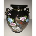 Vintage 1950s Mid Century Modern Japanese Floral Vase