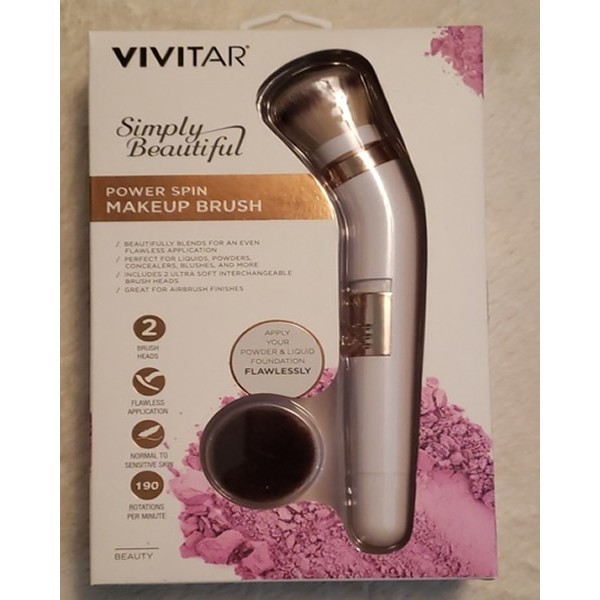 Vivitar Simply Beautiful Power Spin Brocha de maquillaje