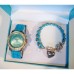 Luis Cardini, Ladies Fashion Luxury Silicone Wristwatch and Bracelet