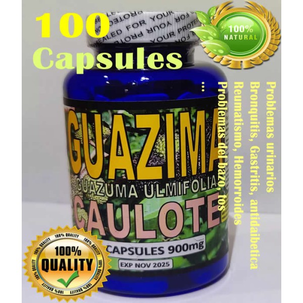 Guazima, guasima, caulote, guazima Cápsulas 900mg